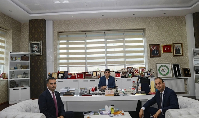 Halkbank Müdürü Atilla Baykar’dan Rektör Alma’ya Ziyaret