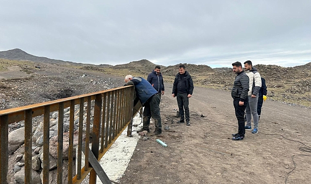 Iğdır’da Turizm ve Güvenlik yolu yapım çalışmaları devam ediyor