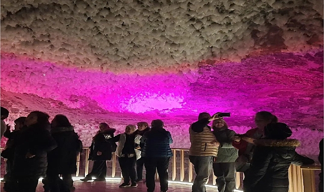 Iğdır’ın Eşsiz Güzelliği Tuz Mağaralarına Ziyaretçi Akını!