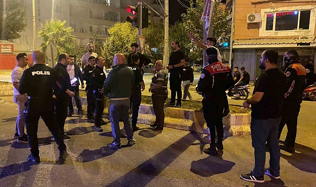 İki grup arasında çıkan kavgaya polis müdahale etti