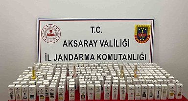 Jandarmadan kaçak parfüm operasyonu