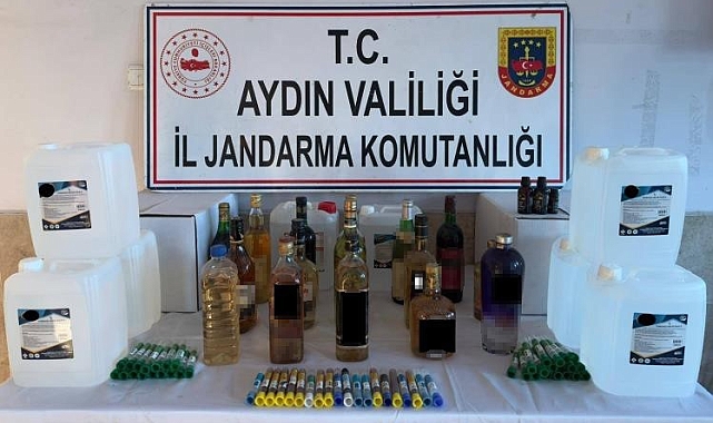 Kaçak alkolleri satan şüpheliler yakalandı