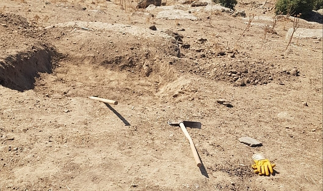 Kaçak kazı yapan şüpheliler suçüstü yakalandı