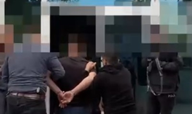 Kanepenin altına saklanan şüpheli yakalandı