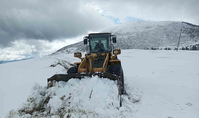 Kar mesaisi erken başladı