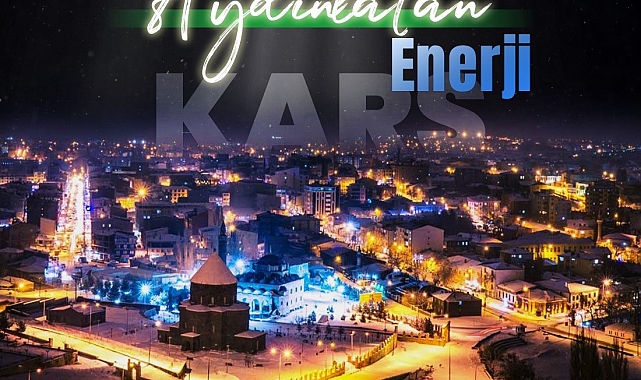 Kars&#039;ta aydınlatma çalışmaları tüm hızıyla devam ediyor