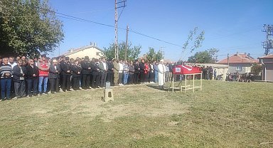 Kazada hayatını kaybeden karakol komutanı son yolculuğuna uğurlandı