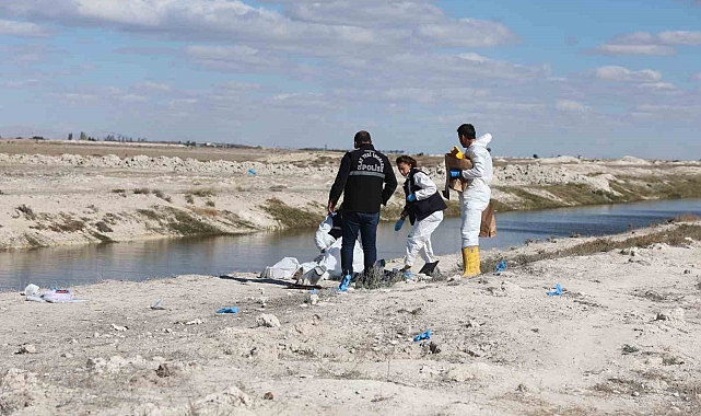 Konya&#039;da sulama kanalında bir erkek cesedi bulundu