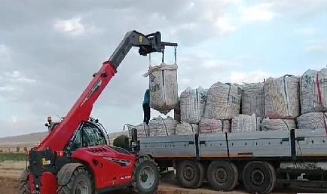 Malatya&#039;nın Darende ilçesine patates hasadı başladı