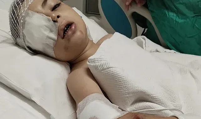 Okul servisinin altında kalan Emre Kara , Ankara&#039;ya sevk edildi