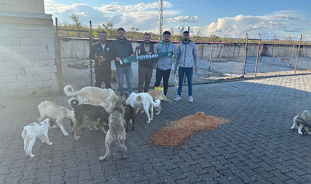 Payegan taraftar gurubundan Iğdır Hayvan barınağına ziyaret