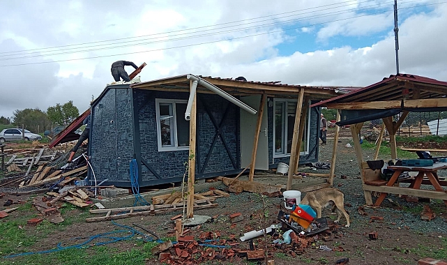 Rüzgar hızı saatte 98,6 kilometre olarak ölçüldü