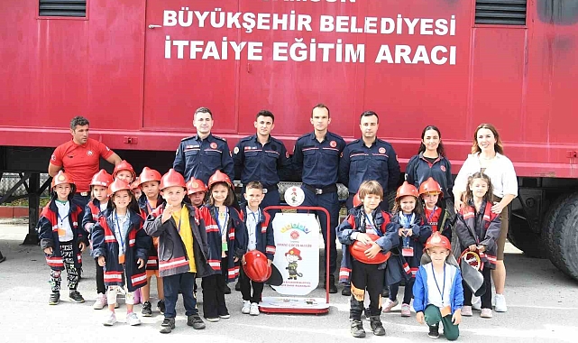 SABİTEM, şehrin minik gönüllü itfaiyecilerini yetiştiriyor
