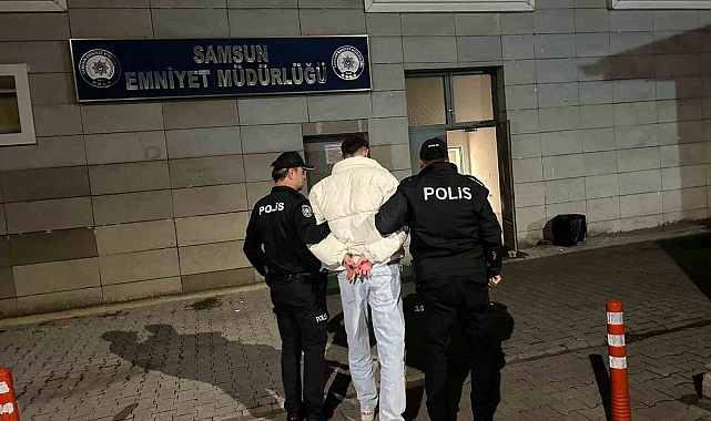 Samsun&#039;da 8 yıl hapis cezası bulunan hırsız yakalandı