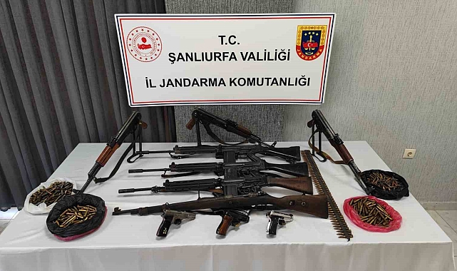 Şanlıurfa&#039;da silah kaçakçılığı operasyonunda 3 kişi gözaltına alındı