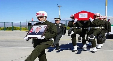 Şehit Uzman Çavuş Burak Geniş’in naaşı Iğdır’dan memleketi Çanakkale’ye uğurlandı