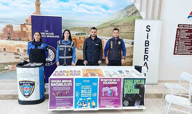 Siberay projesi ile öğrenciler siber suçlara yönelik bilgilendirildi