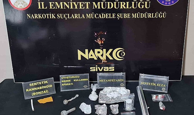 Sivas&#039;ta uyuşturucu operasyonunda 5 kişi tutuklandı