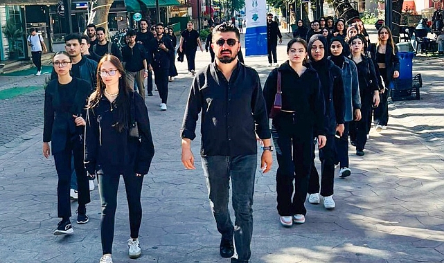 SUBÜ Hendek MYO Topluluğu, Kadın cinayetlerine dikkat çekmek için yürüdüler