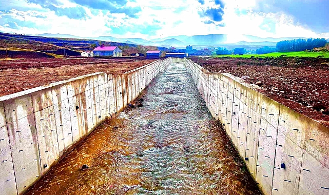 Taşlıçay dere ıslahı projesi tamamlandı