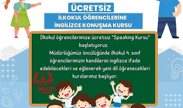 Ücretsiz İngilizce kursu başlıyor