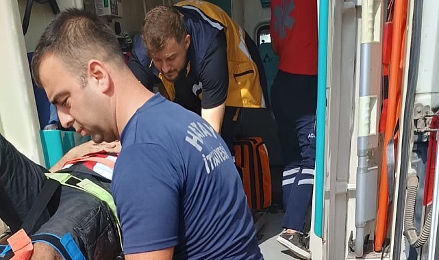 Yamaç paraşütçüsü yere çakıldı