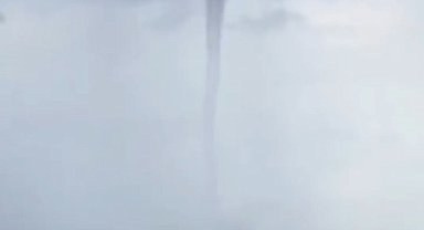 Zonguldak'ta denizde çıkan hortum paniğe sebep oldu