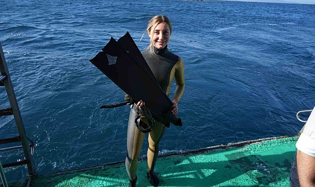 30 metreye serbest dalış gerçekleştirildi