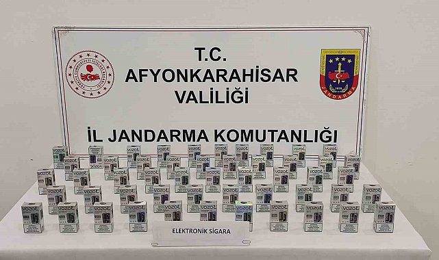 Afyonkarahisar&#039;da kaçak elektronik sigara operasyonu