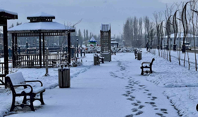 Ağrı, beyaza büründü