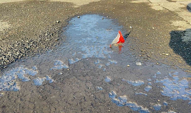 Ağrı&#039;da soğuk hava nedeniyle kentin birçok yerinde don meydana geldi