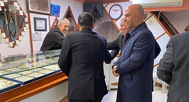 AK Parti Iğdır Merkez İlçe Başkanı Engin, kuyumcu esnafıyla bir araya geldi