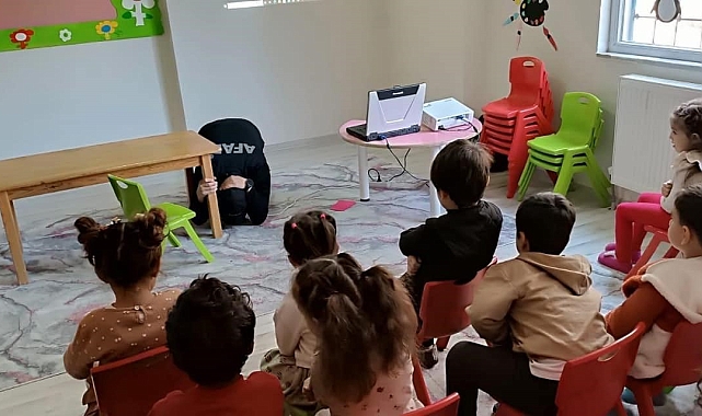 Anaokulu öğrencilerine afet farkındalık eğitimi