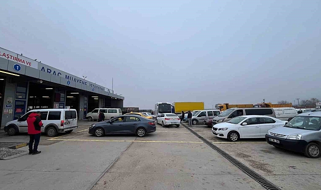 Araç muayenelerinde yıl sonu yoğunluğu