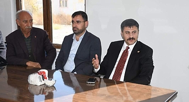 Aralık Kaymakamı Aydın, Yukarı Çamurlu köyünü ziyaret etti