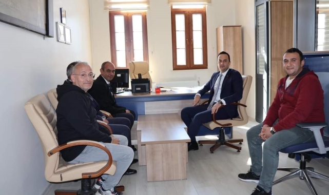 Aslanapa Kaymakamı Sezai Demirci&#039;den veda ziyaretleri