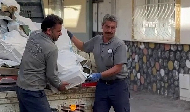 Budanan ağaçlar ihtiyaç sahiplerine yakacak oluyor