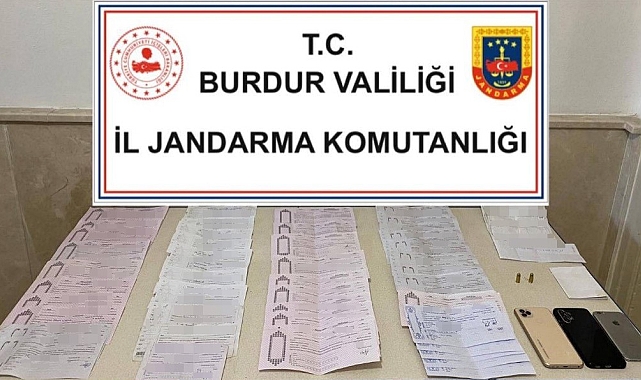 Burdur'da düzenlenen tefecilik operasyonunda 3 kişi gözaltına alındı