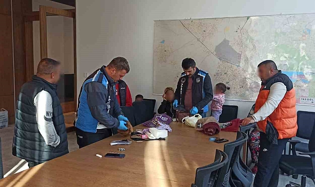 Bursa&#039;nın İnegöl ilçesinde şehirlerarası dilenci çetesine şok operasyon