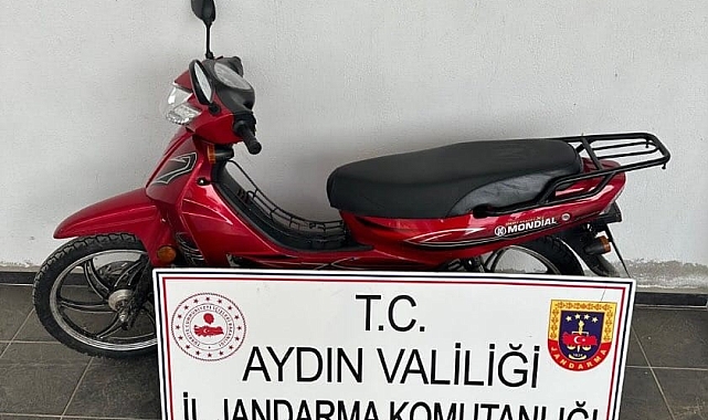 Çalınan motosikleti jandarma buldu, hırsızlık şüphelisi de gözaltına alındı