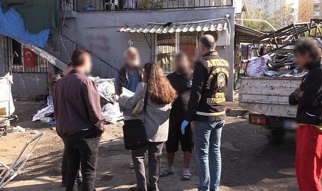 Çalıntı eşyaları satan hurdacılara baskın yapıldı