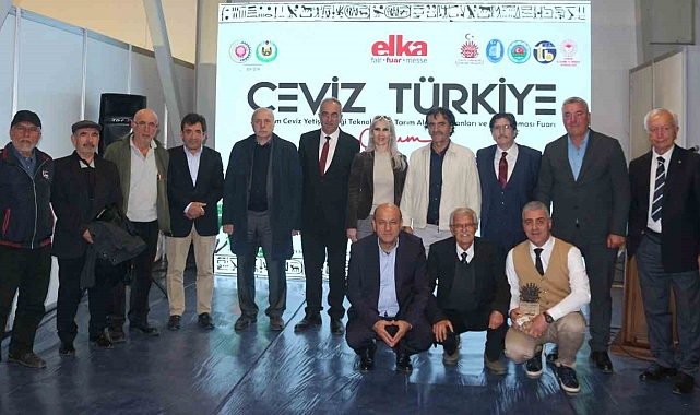 Ceviz fuarı yoğun ilgi gördü