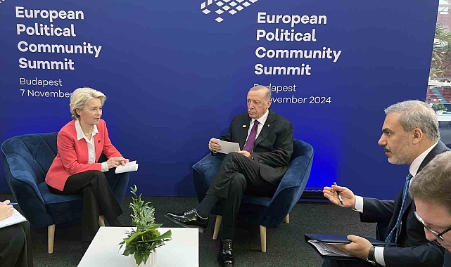 Cumhurbaşkanı Erdoğan, Avrupa Komisyonu Başkanı von der Leyen ile görüştü