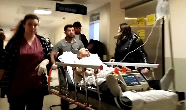 Direksiyon başında fenalaşan sürücü, önündeki araca çarptı