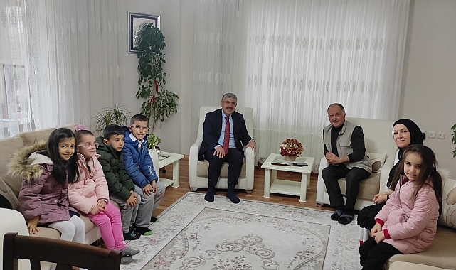 Emekli öğretmenler ziyaret edildi