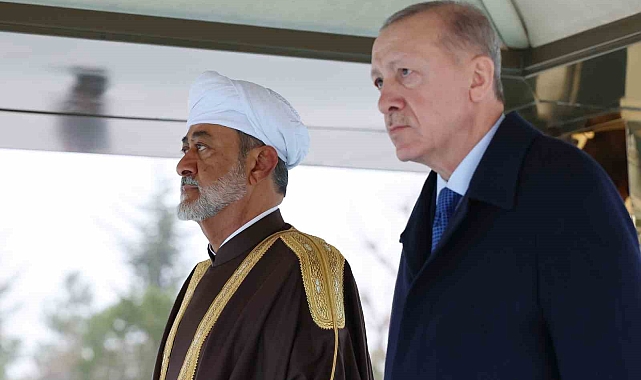 Erdoğan, Umman Sultanı El Said&#039;i resmi törenle karşıladı