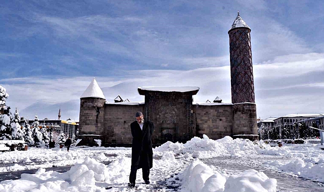 Erzurum ve bölge için hafta sonu itibariyle soğuk hava ve kar yağışı uyarısı
