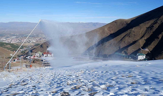 Erzurum&#039;un Palandöken Dağı Türkiye&#039;nin en soğuk yeri