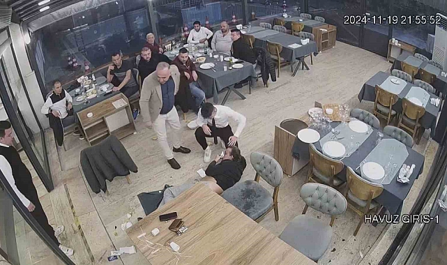 Gazeteciye saldırı anı kamerada