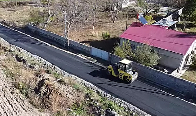 Gaziler Köyü asfalt çalışmaları tamamlandı